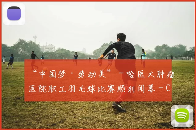 “中国梦·劳动美” - 哈医大肿瘤医院职工羽毛球比赛顺利闭幕 - Copy (3)