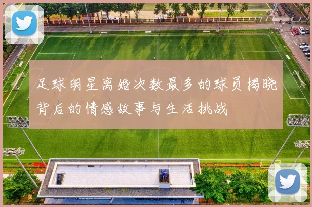 足球明星离婚次数最多的球员揭晓背后的情感故事与生活挑战