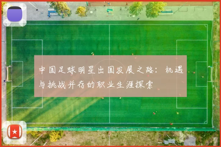 中国足球明星出国发展之路：机遇与挑战并存的职业生涯探索